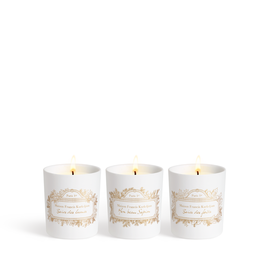 Trio of Scented Candles