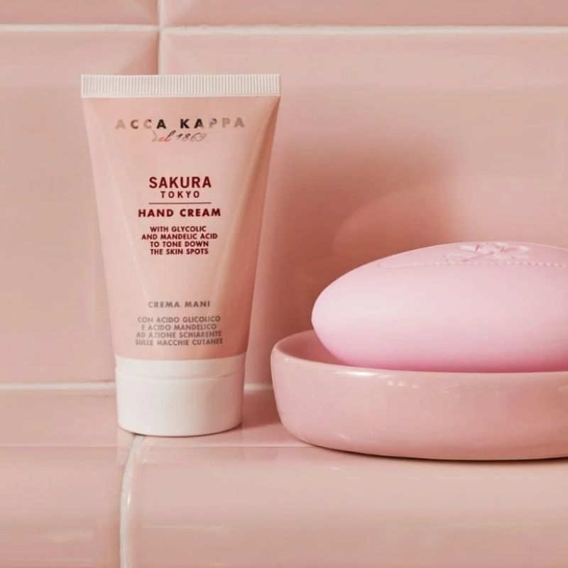 Sakura Tokyo Gift Set of Hand Cream 75ml and Soap 150g