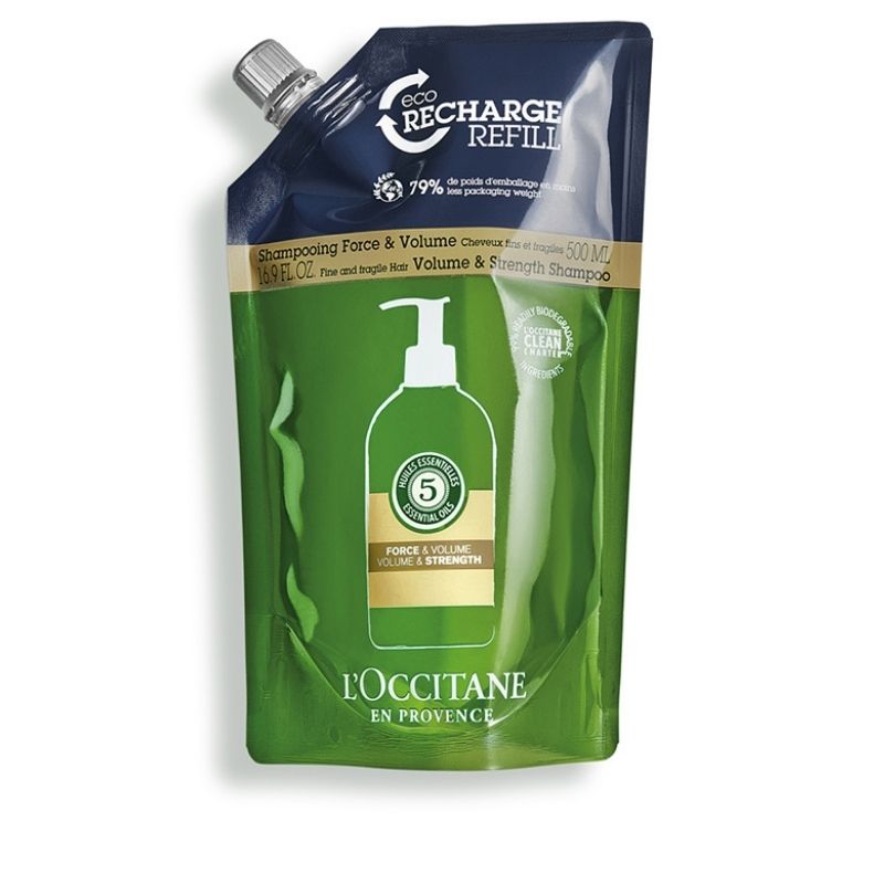 L'OCCITANE Volume & Strength Shampoo Eco Refill 500 ml