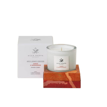 Acca Kappa Amber & Sandalwood Scented Candle 180 g