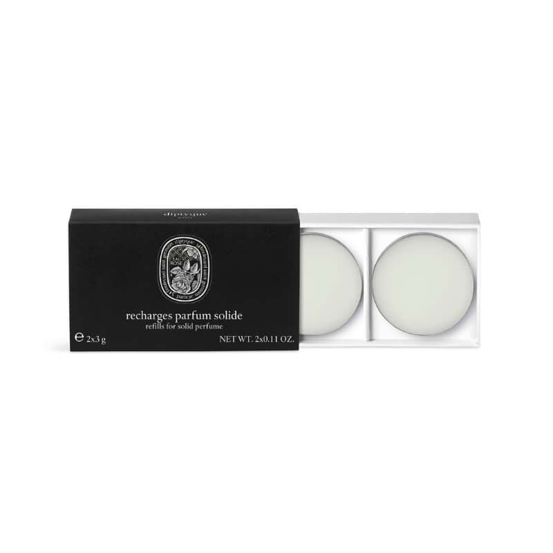 diptyque Refill x 2 Solid Perfume Eau Rose 2 x 3 g
